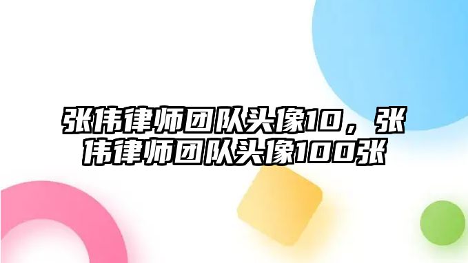 張偉律師團隊頭像10，張偉律師團隊頭像100張