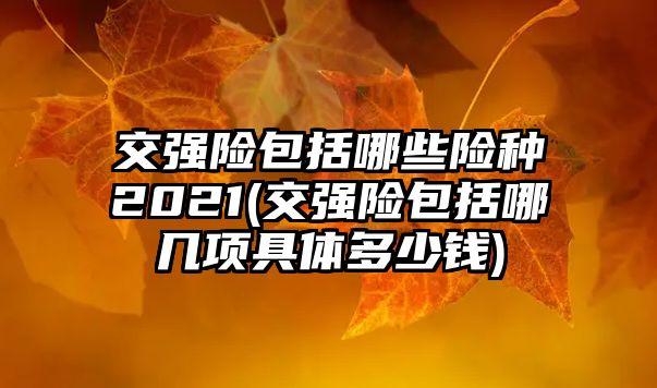 交強險包括哪些險種2021(交強險包括哪幾項具體多少錢)