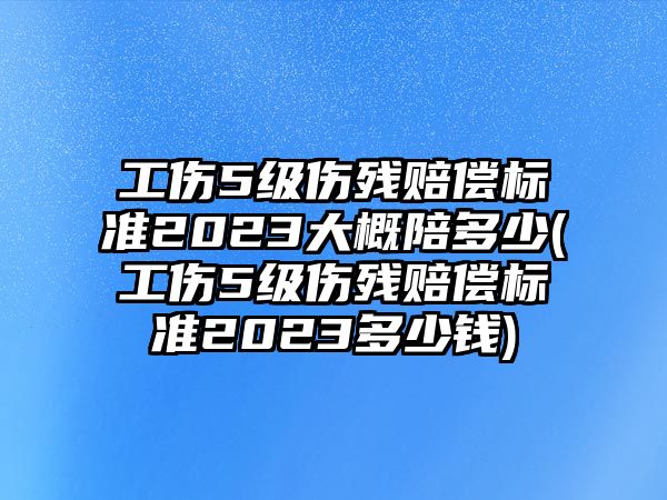 工傷5級傷殘賠償標準2023大概陪多少(工傷5級傷殘賠償標準2023多少錢)