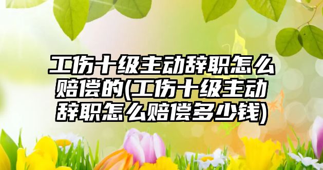 工傷十級主動辭職怎么賠償的(工傷十級主動辭職怎么賠償多少錢)