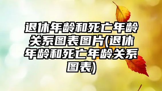 退休年齡和死亡年齡關系圖表圖片(退休年齡和死亡年齡關系圖表)