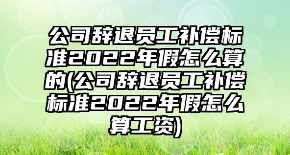 公司辭退員工補償標準2022年假怎么算的(公司辭退員工補償標準2022年假怎么算工資)