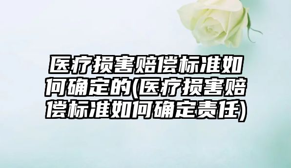 醫療損害賠償標準如何確定的(醫療損害賠償標準如何確定責任)