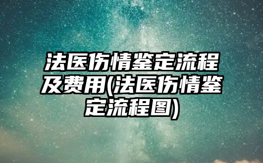 法醫(yī)傷情鑒定流程及費(fèi)用(法醫(yī)傷情鑒定流程圖)