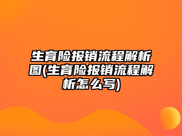 生育險報銷流程解析圖(生育險報銷流程解析怎么寫)