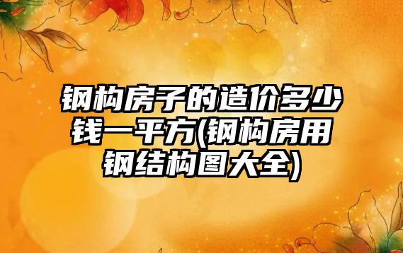 鋼構房子的造價多少錢一平方(鋼構房用鋼結構圖大全)