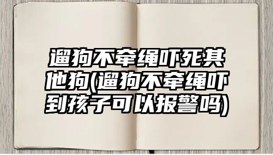 遛狗不牽繩嚇?biāo)榔渌?遛狗不牽繩嚇到孩子可以報(bào)警嗎)