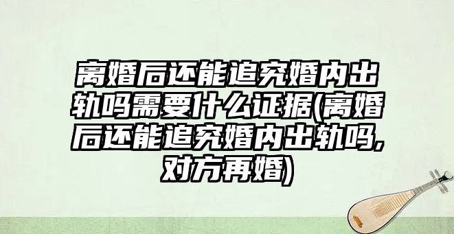 離婚后還能追究婚內出軌嗎需要什么證據(離婚后還能追究婚內出軌嗎,對方再婚)