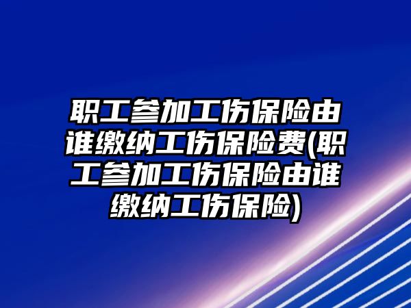 職工參加工傷保險(xiǎn)由誰繳納工傷保險(xiǎn)費(fèi)(職工參加工傷保險(xiǎn)由誰繳納工傷保險(xiǎn))