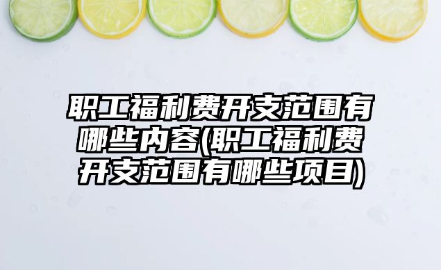 職工福利費(fèi)開支范圍有哪些內(nèi)容(職工福利費(fèi)開支范圍有哪些項目)