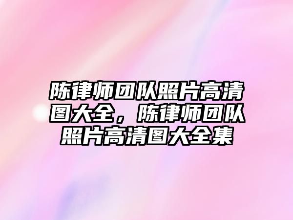 陳律師團隊照片高清圖大全，陳律師團隊照片高清圖大全集